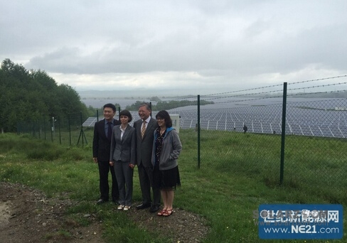 中国驻罗马尼亚大使参观海润光伏UCEA电站项目